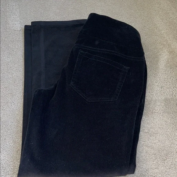 Chadwicks Petite Black Straight Leg Pull On Cords - Picture 5 of 9